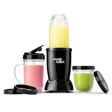 Imagem de magic bullet Liquidificador, pequeno, preto, conjunto de 11 peças