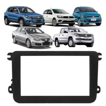 Imagem de Moldura Painel 7 Pol Fox Gol G7 Tiguan Jetta Passat Amarok 2012-2016 D