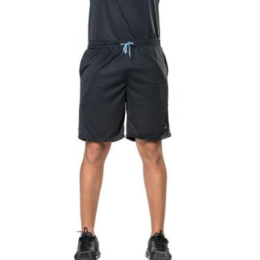 Imagem de Shorts Elite Com Bolso Esporte Masculino Calção, Preto, M