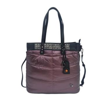 Imagem de Bolsa feminina ombro e transversal macia - golden fenix, Vinho, G