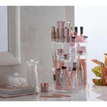 Imagem de Organizador de Cosméticos Redondo Giratório Elegante Paramount