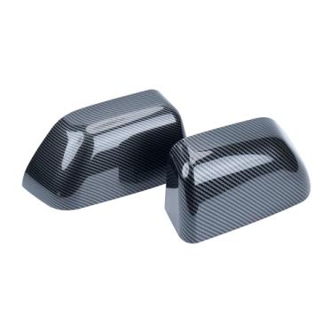 Imagem de Rldym Tampa do espelho de reboque externo esquerdo e direito HC3Z17D742CA HC3Z17D743CA para 2017-2024 F250 F350 F450 F550 Super Duty, capa de espelho retrovisor superior meia porta substituição #