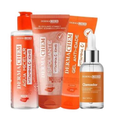 Imagem de Kit Skin Care para Peles Mistas e com Melasma com Vitamina C Dermachem