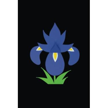 Imagem de IRIS FLOWER Notebook: GRAPH paper, 120 page 6”x9” drafting quad ruled grid composition 4x4 squares per inch, with POP ART cover for school, college ... people who measure, draw to scale: Geniuses