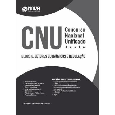 Imagem de Apostila CNU 2024 - Bloco 6 - Setores Econômicos e Regulação - Nova Co