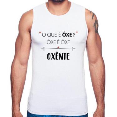 Imagem de Regata Ôxe é Ôxe, Oxênte - Foca na Moda, Branco, G
