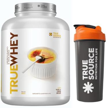 Imagem de Combo True Source Whey Protein Hidrolisado e Isolado c/colágeno Verisol + Coqueteleira oficial (1810g, CREME BRULEE)