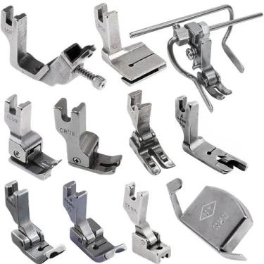 Imagem de Kit Calcador Pezinho Acessorios Costura Reta Industrial 11pc - Evolver
