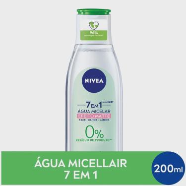Imagem de Água Micelar Nivea MicellAIR Solução de Limpeza 7 em 1 Efeito Matte 200ml