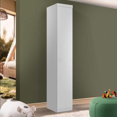 Imagem de Roupeiro Branco Infantil Módulo 1 Porta Elias Jm Móveis Baby