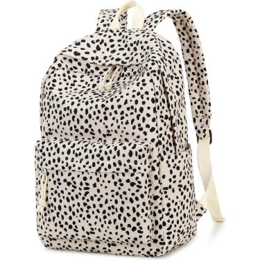Imagem de Mochila escolar BTOOP Leopard para adolescentes e mulheres, laptop de 17 polegadas