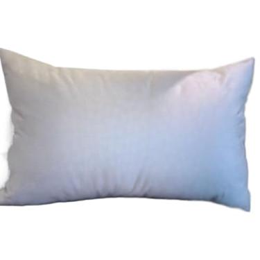 Imagem de Almofada Personalizada Inicial Casal Bordada (01 UNIDADE) 50x30 Com Enchimento Cama Posta(Linho Cinza - Bordado Branco-Inicial | Inicial)