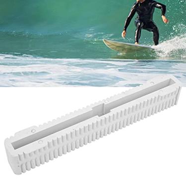 Imagem de EVTSCAN Caixa de quilhas de prancha de surfe leve de 20 cm de PVC longboard Wakeboard caixa de quilhas grandes compartimentos para leme de cauda (branca)