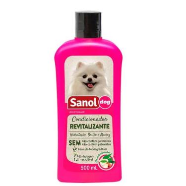 Imagem de Condicionador para Cachorro Gatos Todos os tipos de Pelos Sanol 500ml 