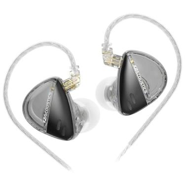 Imagem de Fone de ouvido intra-auricular KZ X Angelears Libra Ultra-Wide Frequency Dynamic Driver HiFi IEMs, 1DD in Ear Monitor com cabo substituível de 0,75 (padrão, nômico)
