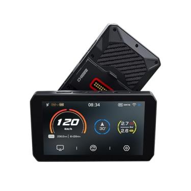 Imagem de CHIGEE AIO-5 Play para motocicletas BMW, interface de 3 pinos, tela inteligente plug-and-play com CarPlay e Android Auto, modo 60FPS, IP68 à prova d'água, GPS embutido, alarme antirroubo, leitura de