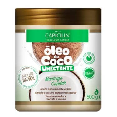 Imagem de Máscara Umectante Capilar Capicilin Umectante óleo De Coco 500g