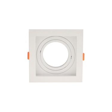 Imagem de Spot De Embutir Recuado Astraled Berenices Para Lâmpada Par 20 Quadrado Branco Sp-7618