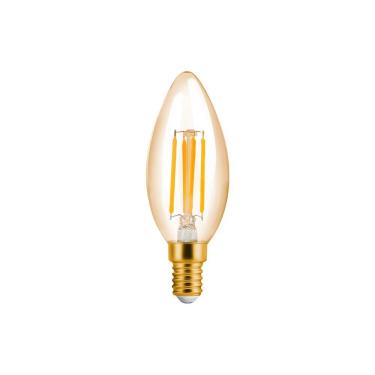 Imagem de Lâmpada Led Save Energy Filamento Vela Vintage Ip65 4w E14 127v Se-345.1383