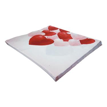 Imagem de Guardanapo De Papel Estampado Corações 32cm X 32cm - 20 Un