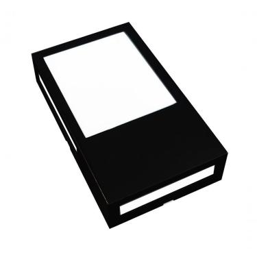 Imagem de Arandela Led Cube Avant Preto Fosco 6500k - Luz Branca