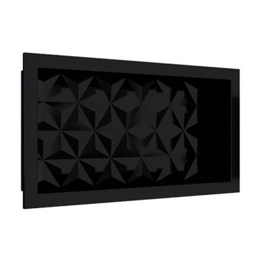 Imagem de Nicho Texturizado Marmore Sintético Cozimax - 60x30cm - Preto
