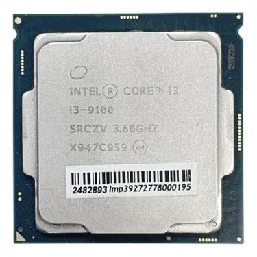 Imagem de Processador Intel Core i3-9100 9ª Geração 3.60GHZ 6MB Desempenho Rápid