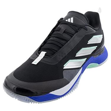 Imagem de adidas Tênis feminino Avacourt, Branco/Prata Metálico/Pulse Mint, 36