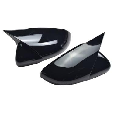 Imagem de Yoegerery Capas de espelho retrovisor de carro capa capa de espelho lateral de porta compatível com Golf 6 MK6 GTI GTD 2009-2013