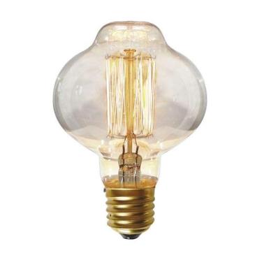 Imagem de Lâmpada Filamento Carbono Br85 Retrô 40w 2200k E27 âmbar 220v Dimerizá