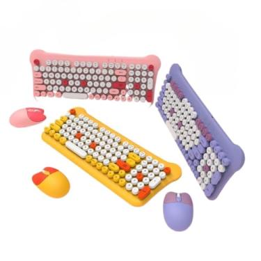 Imagem de Teclado E Mouse Sem Fio 2.4ghz Receptor Usb(ALEATORIA)