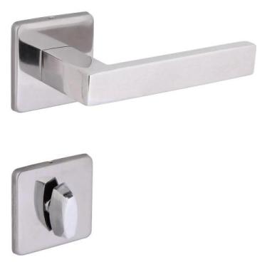 Imagem de Fechadura Banheiro Quadratta 55mm Aço Inox Polido 5098900/55 IP Arouca