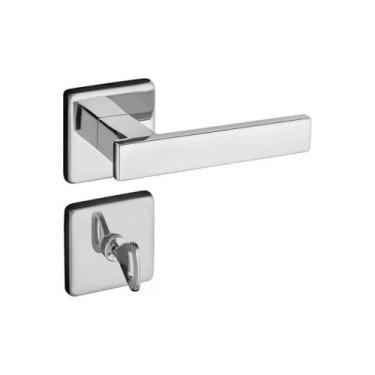 Imagem de Fechadura Concept Banheiro 408-40CB 40mm Roseta Quadrada Cromada RQ1 P