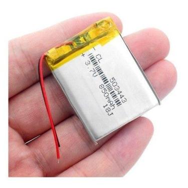 Imagem de (2pcs) Bateria 850 Mah  3.7v  Com 2 Fios Nova - bgb