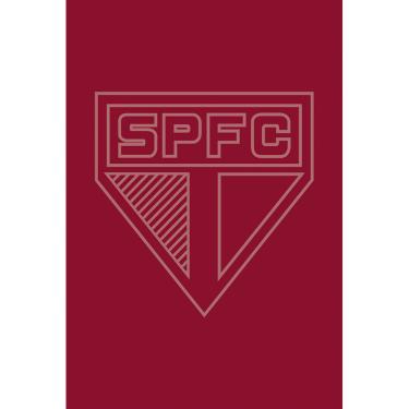Imagem de Toalha Social Buettner Jacquard Veludo Futebol Sao Paulo 33cmx50cm Vermelho Scarlet