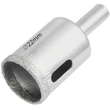 Imagem de Serra Copo Diamantada Refrigerada 22Mm Porcelanato Vidro - Fertak