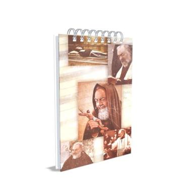 Imagem de Bloco de Anotações Católico, Padre Pio, Capa 09