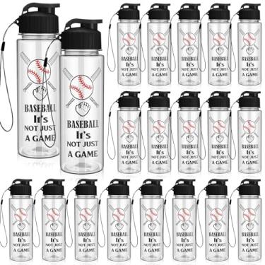 Imagem de Mifoci 20 peças de garrafa de água esportiva a granel de 500 ml garrafa de água de plástico reutilizável para ciclismo para adultos garrafas grandes reutilizáveis com tampa flip à prova de vazamento