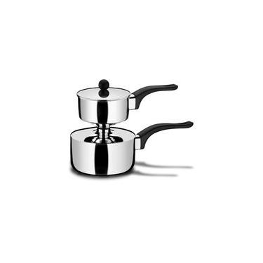 Imagem de Cuscuzeira Individual Brinox Suprema 500ml 16 cm Aço Inox Prata