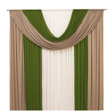 Imagem de Cortina Marroquina 3 Cores 2,00 x 1,70m Malha Decoração Para Casa Igre