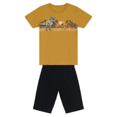 Imagem de Conjunto infantil menino de dinossauro Brandili-Masculino