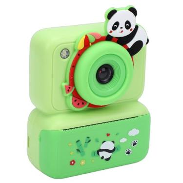 Imagem de Diydeg Câmera Instantânea de Impressão, Lente Dupla de 48MP, Vídeo HD 1080P, Zoom de 8x, Câmera Digital Infantil com Tela de 2,4 Polegadas, Bateria de 1300mAh e 4 Rolos de Papel