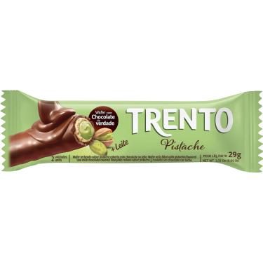 Imagem de WAFER TRENTO PISTACHE 29G PECCIN