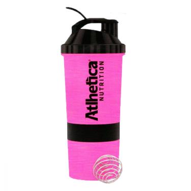 Imagem de Coqueteleira 3 Doses 500ml Rosa Atlhetica Nutrition
