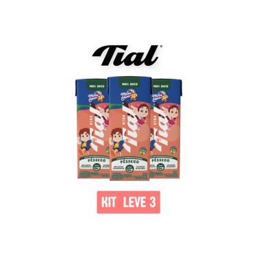 Imagem de Suco Tial Kids 100% Pessego Maria Clara E Jp200ml-Kit 3 Unid