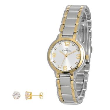 Imagem de Relogio Pulso Champion Feminino Pequeno Prova D'agua Misto