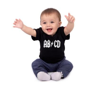Imagem de Body Bebê ABCD Preto, p