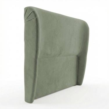 Imagem de Cabeceira Para Cama Box King Size Liah 195cm Bouclê Verde Menta  - Abmaza