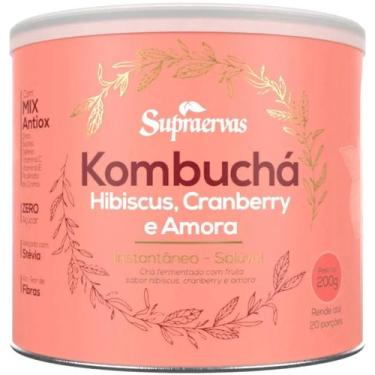 Imagem de Kombuchá Hibiscus Cranberry Amora Soluvel 2 Potes de 200g Kombucha - S