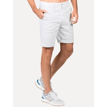 Imagem de Bermuda Original Penguin Masculina Sarja Chino Elastano Branca-Masculino